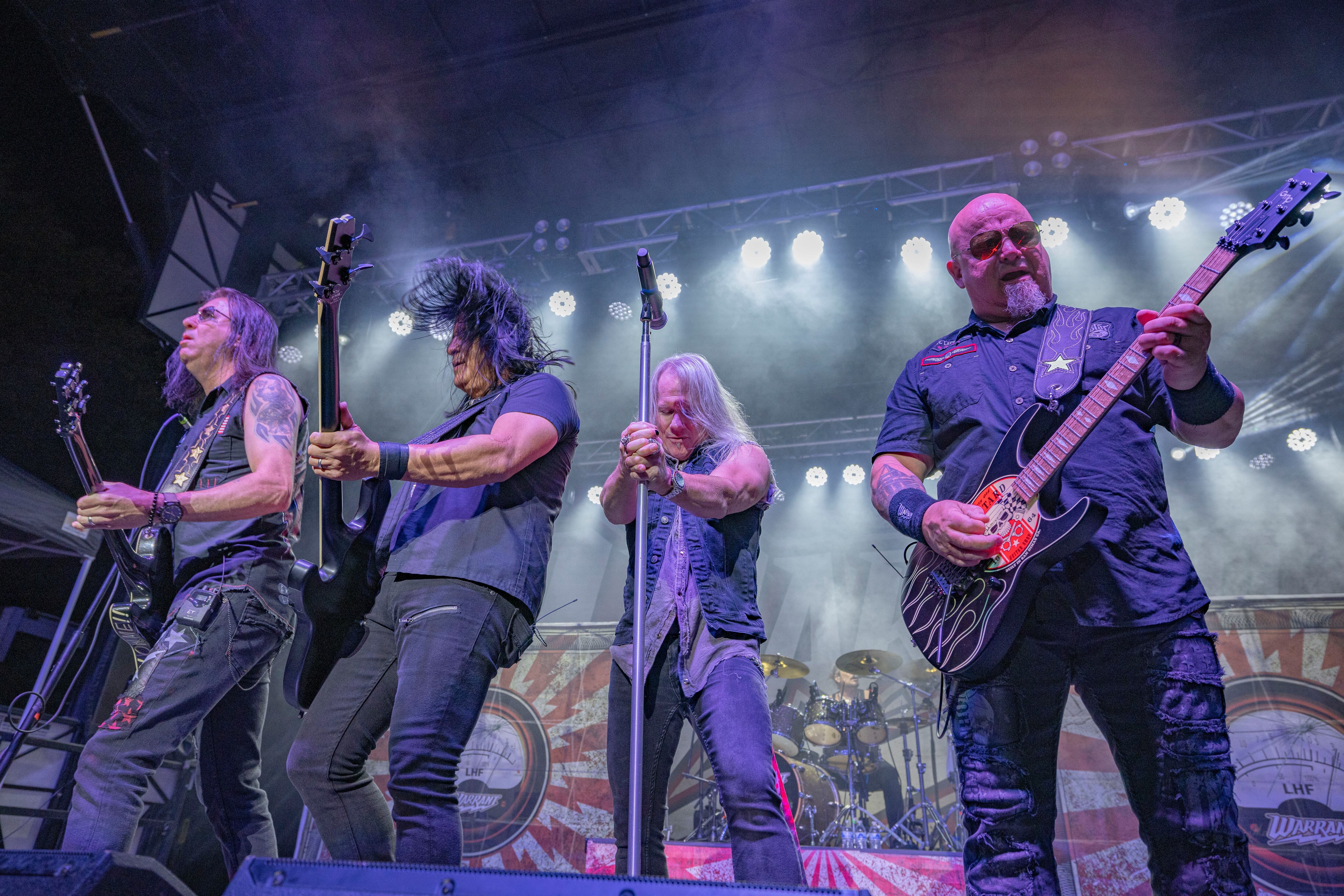Warrant, a 1980s hair metal band, rocked the Streator Fest stage Saturday, Aug, 6, 2023, at Northpoint Plaza.