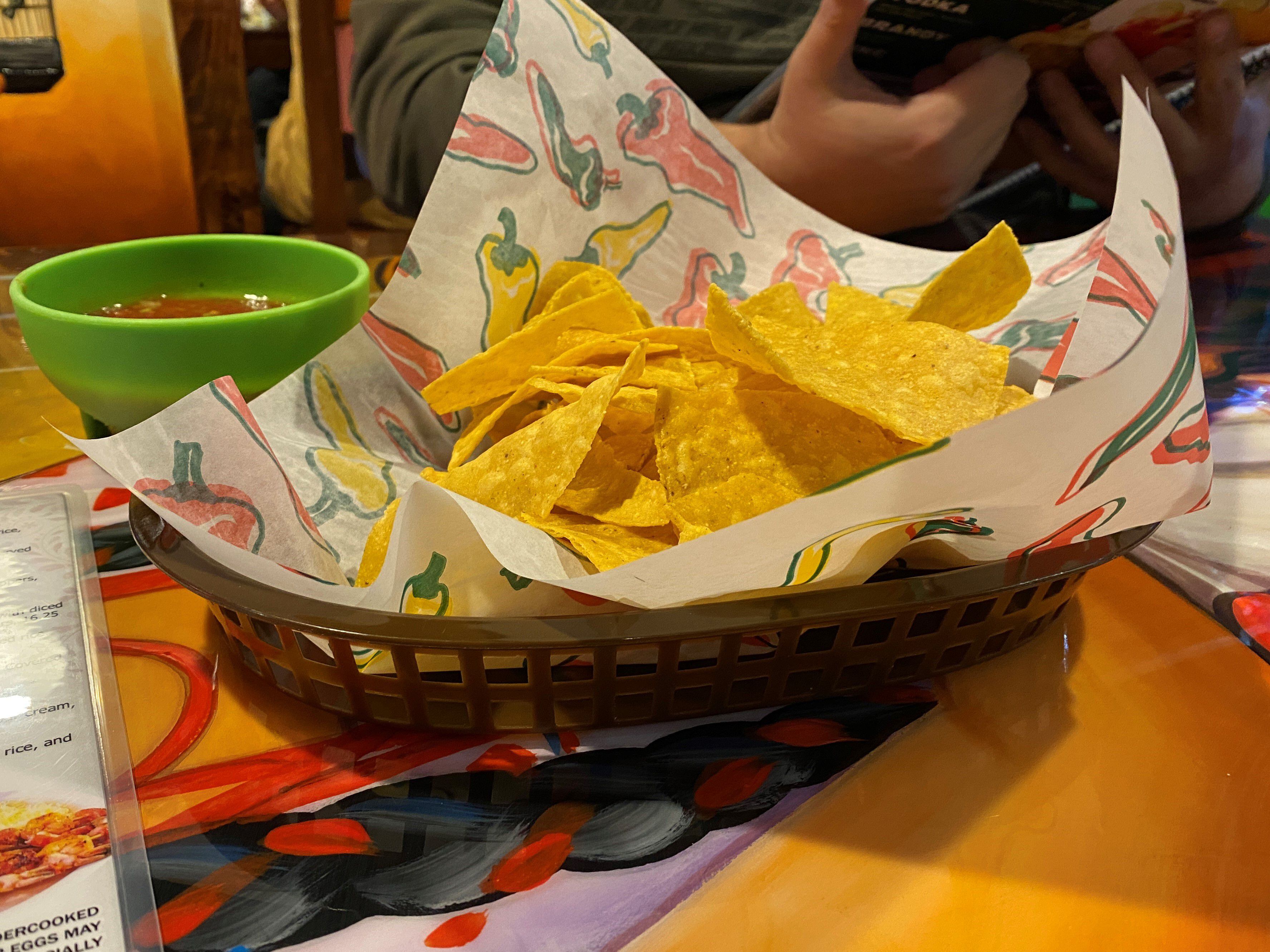 The chips and salsa from Cinco de Mayo in Streator.