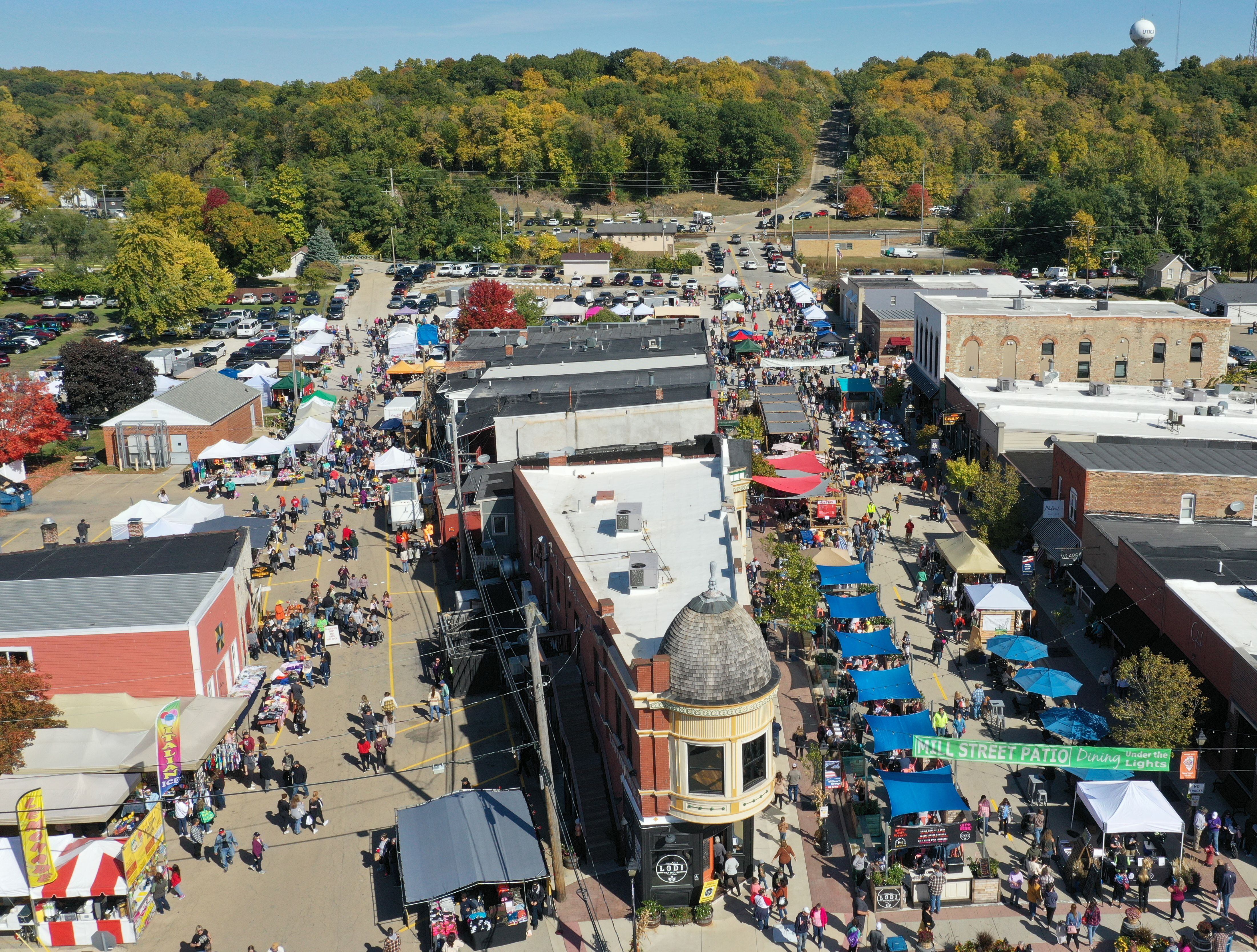 A large crowd attends the 52nd annual Burgoo festival on Sunday, Oct. 9, 2022 in Utica.